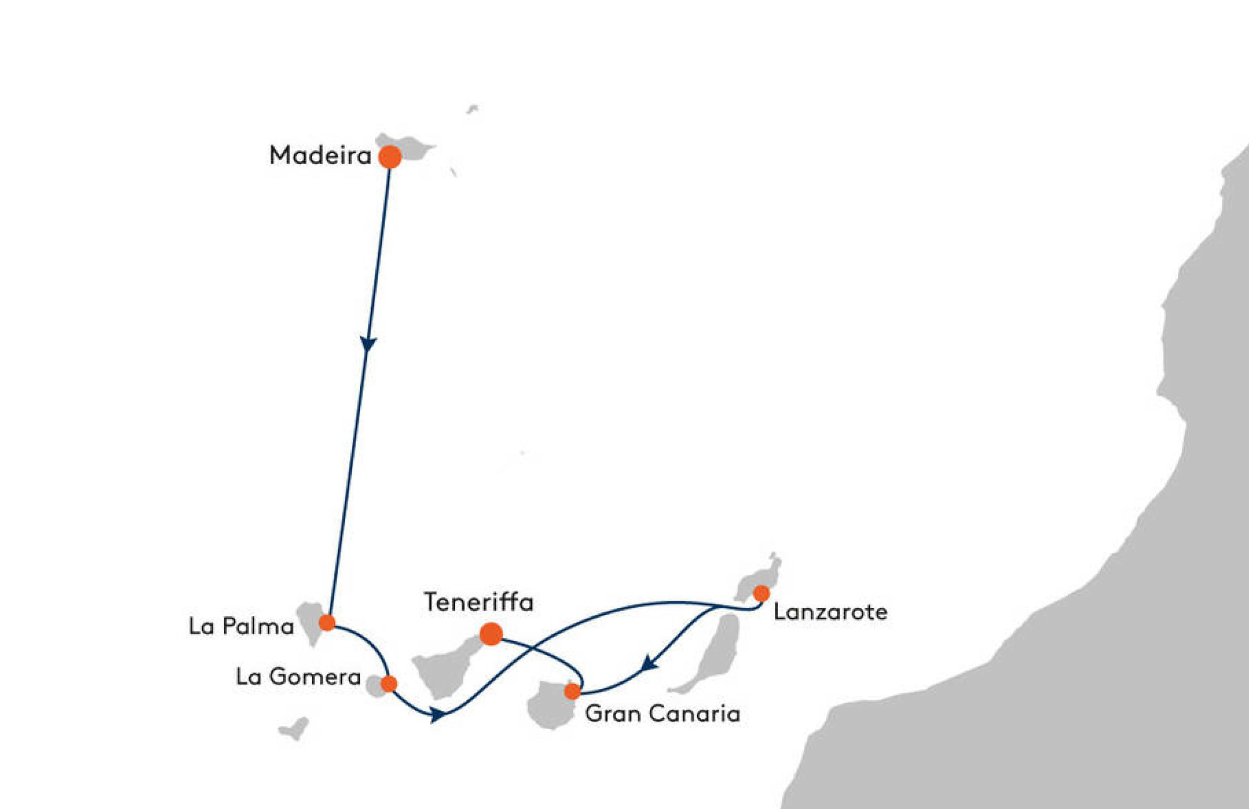 funchal teneriffa Hapag Lloyd Kreuzfahrten Funchal - Teneriffa mit MS Europa 2
