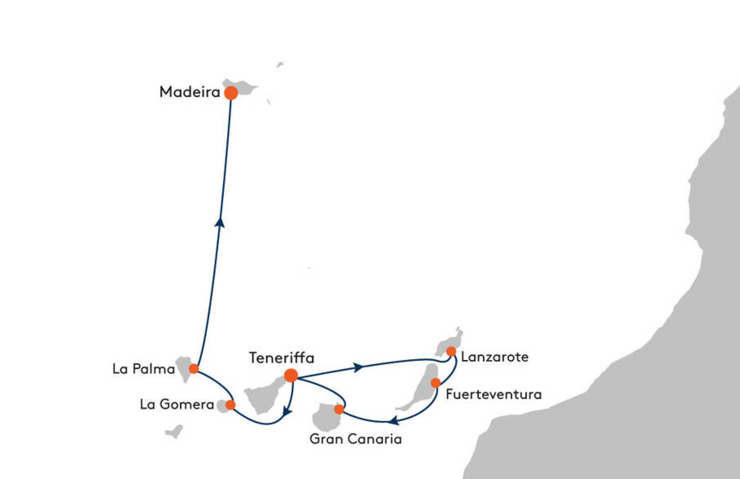 teneriffa funchal Hapag Lloyd Teneriffa - Funchal mit MS Europa 2