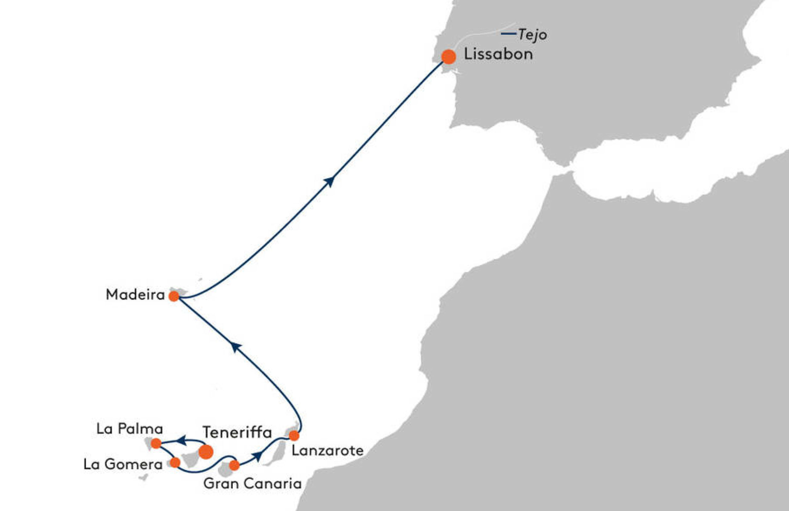 teneriffa lissabon Hapag Lloyd Teneriffa - Lissabon mit MS Europa 2