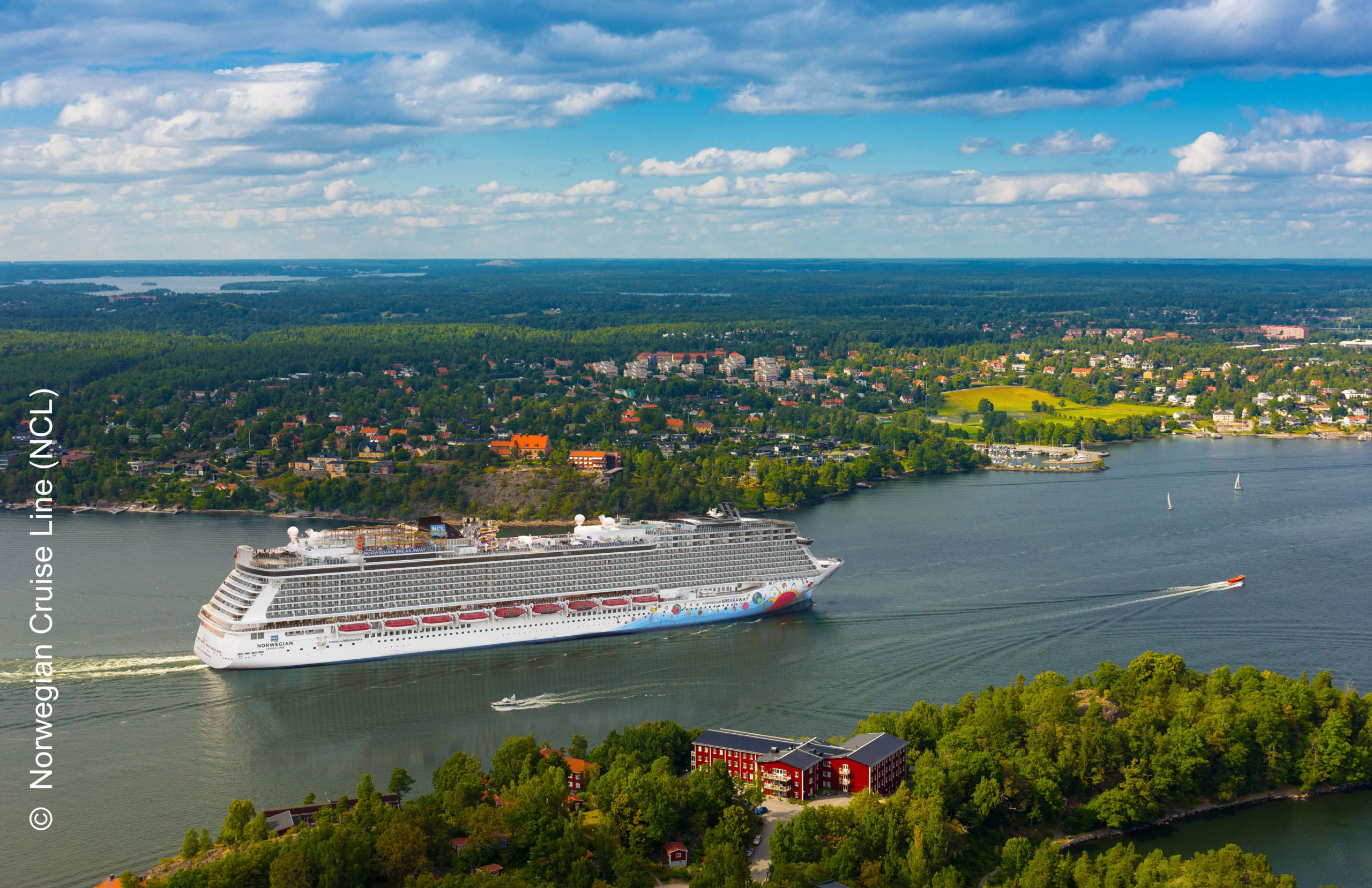 Norwegian Cruise Line NCL Einfahrt Stockholm
