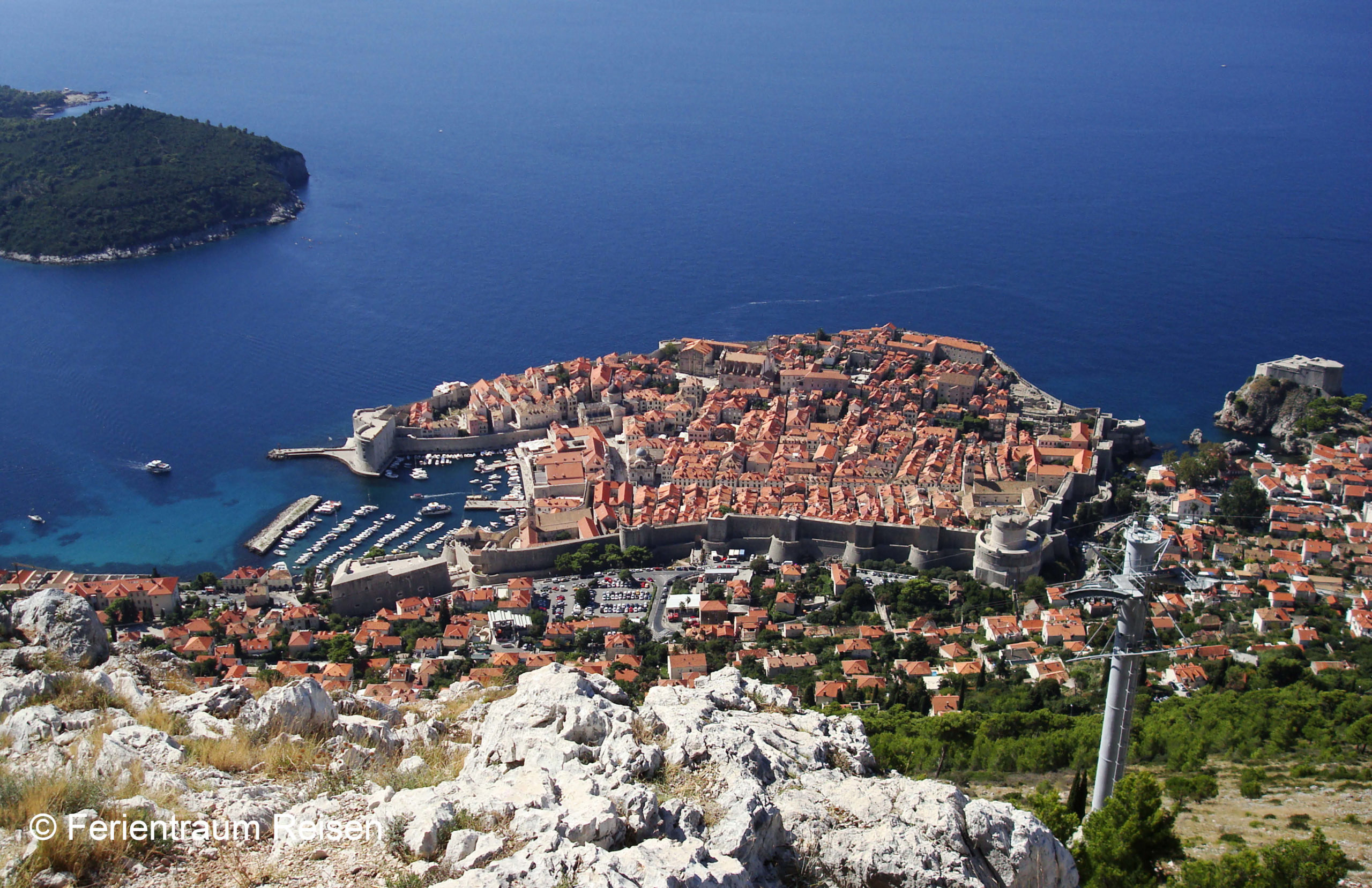 Ferientraum Adria Blick auf Dubrovnik Ferientraum Reisen Adria Blick auf Dubrovnik