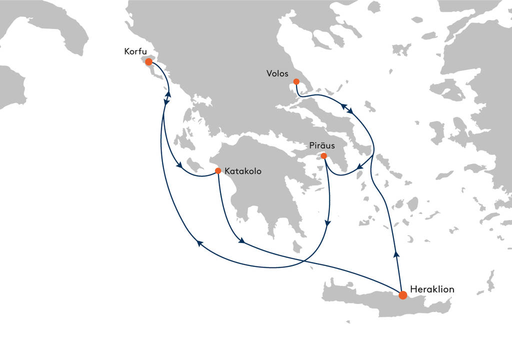 faszination griechenland Europa 2 EUX2150 Hapag Lloyd Europa 2 Faszination Griechenland EUX2150