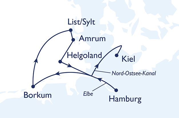 Plantours Inselhüpfen Nordsee mit MS Hamburg